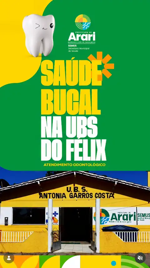 A SAÚDE BUCAL TAMBÉM É NOSSO COMPROMISSO!