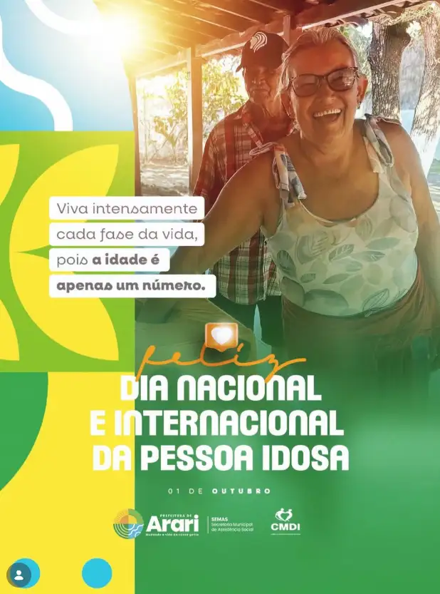 DIA NACIONAL E INTERNACIONAL DA PESSOA IDOSA