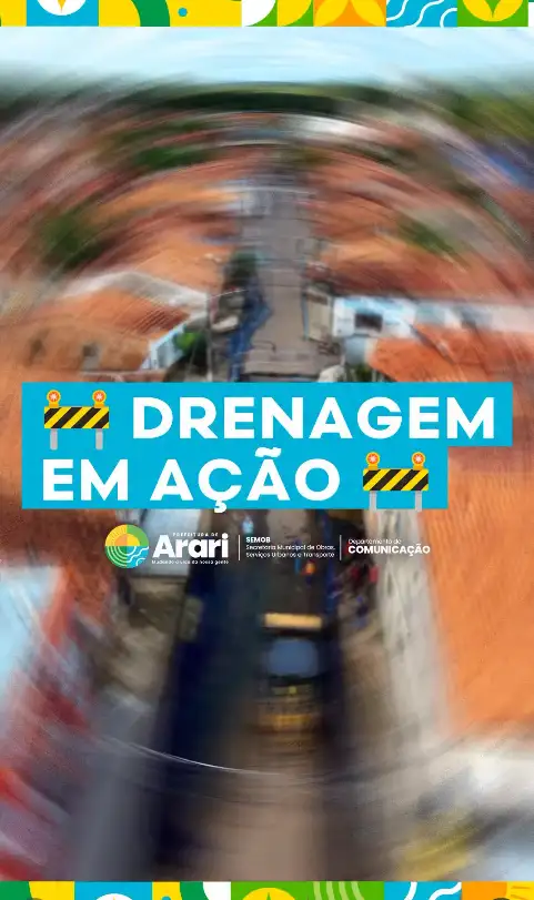 DRENAGEM EM AÇÃO: MAIS INFRAESTRUTURA, MENOS ALAGAMENTOS .