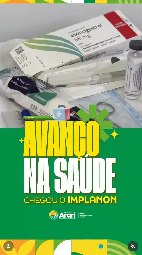 IMPLANON JÁ ESTÁ DISPONÍVEL EM ARARI!
