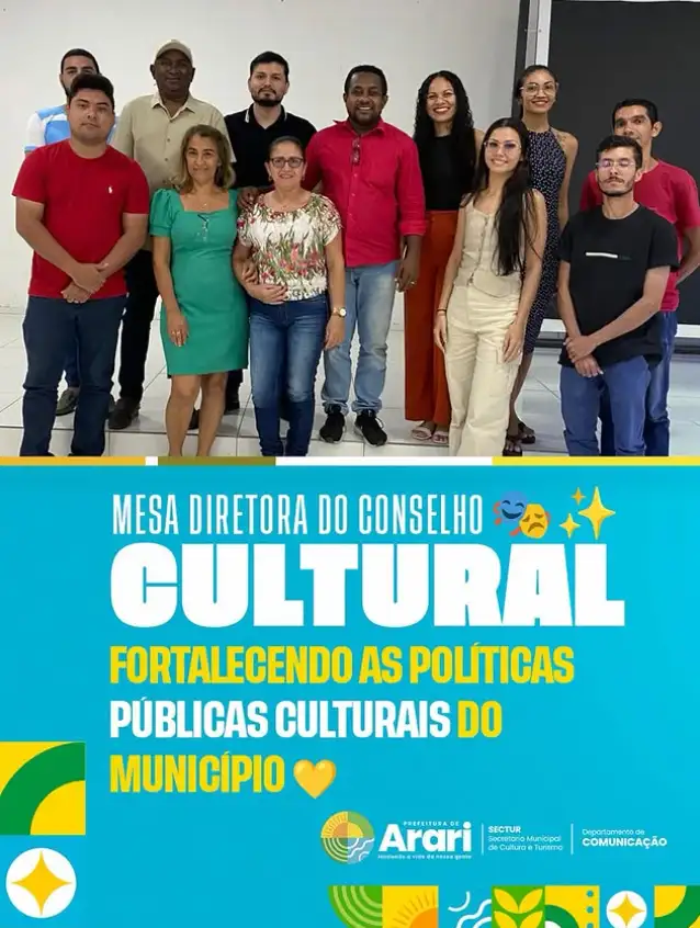 MESA DIRETORA DO CONSELHO MUNICIPAL DE POLÍTICA CULTURAL (CMPC) .