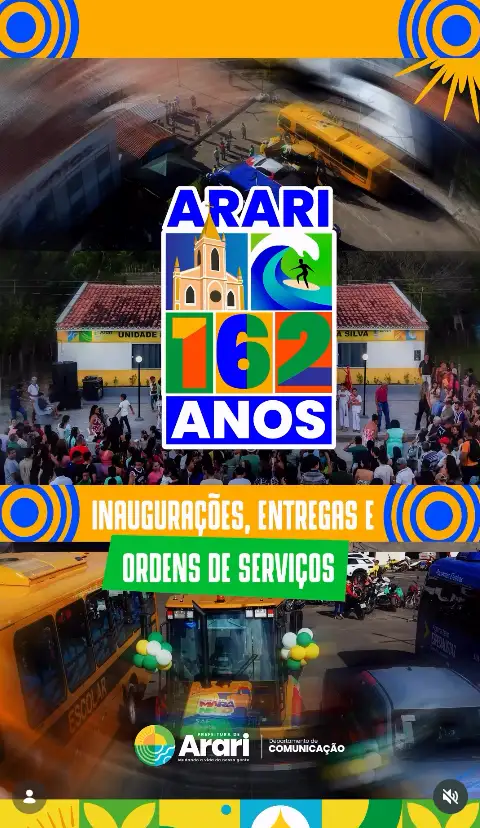 ARARI 162 ANOS: O PRESENTE FOI PARA A NOSSA GENTE!