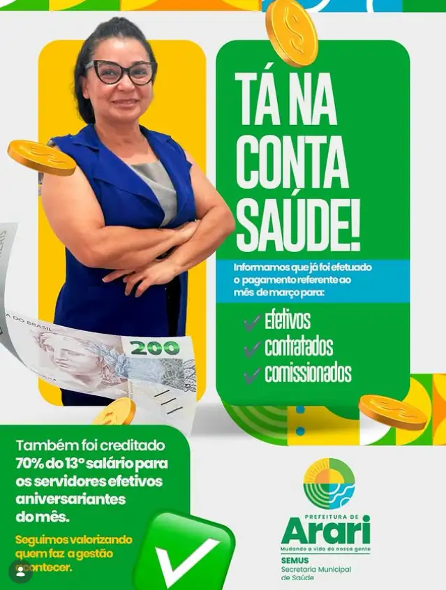 💰TÁ NA CONTA, SAÚDE!