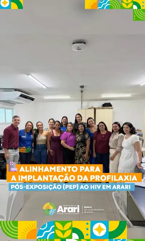 A Prefeitura de Arari, por meio da Secretaria de Saúde, reforça o compromisso com a qualidade de vida da população.