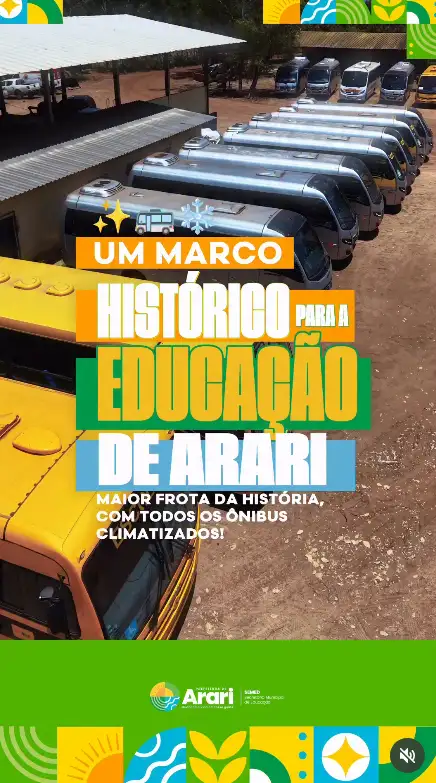 UM MARCO HISTÓRICO PARA A EDUCAÇÃO DE ARARI!
