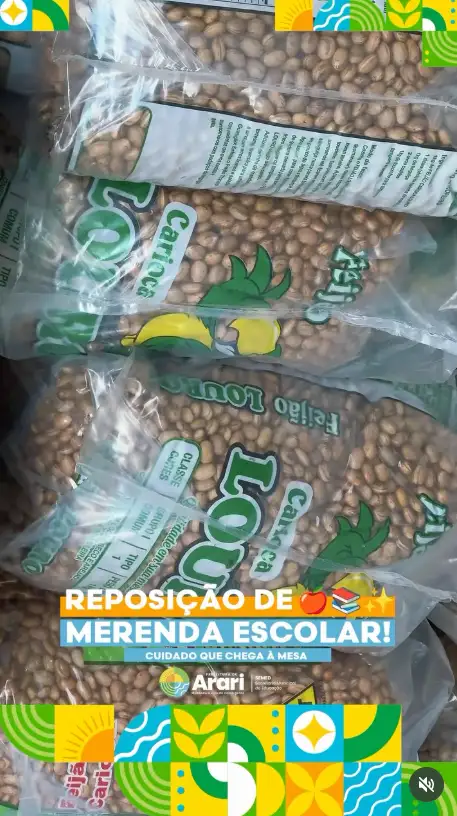 Reposição de Merenda Escolar: cuidado que chega à mesa!