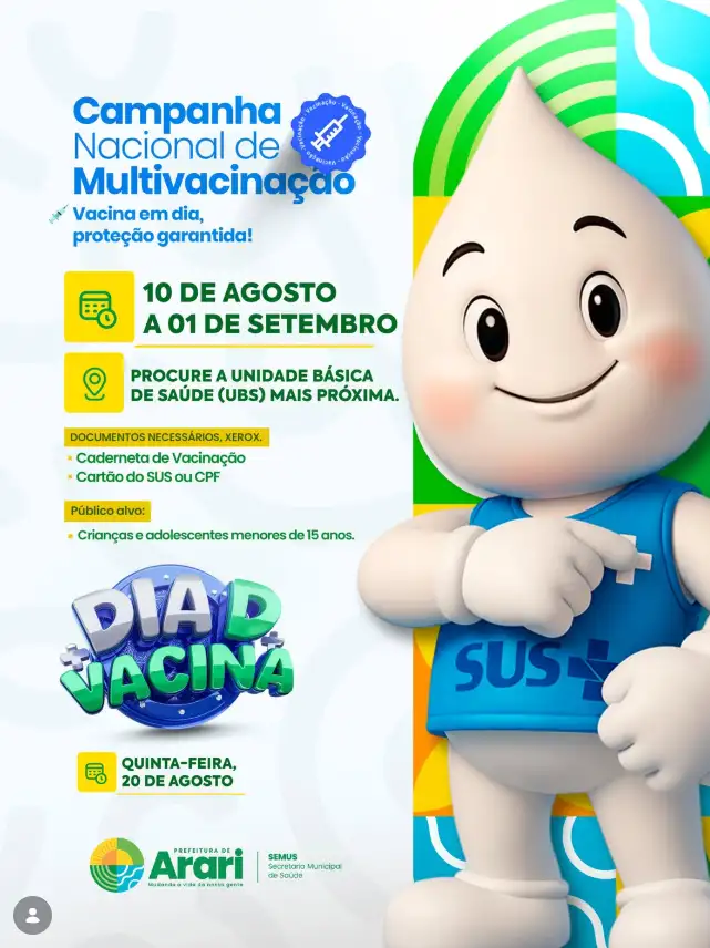 Campanha Nacional de Multivacinação 2026