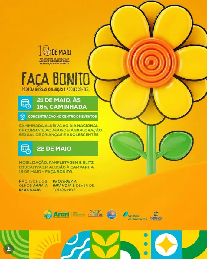 Faça Bonito! Proteja nossas crianças e adolescentes.