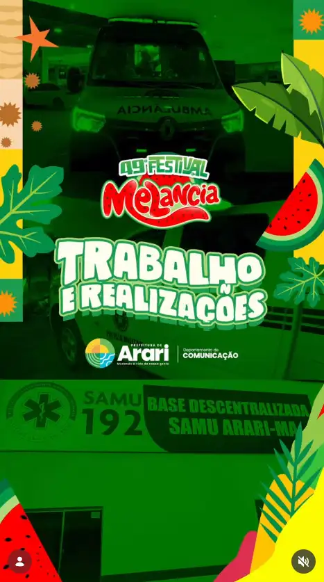 NO FESTIVAL DA MELANCIA, TAMBÉM TEM TRABALHO E REALIZAÇÕES!