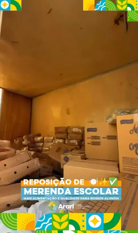 Mais alimentação e mais qualidade para os nossos alunos!