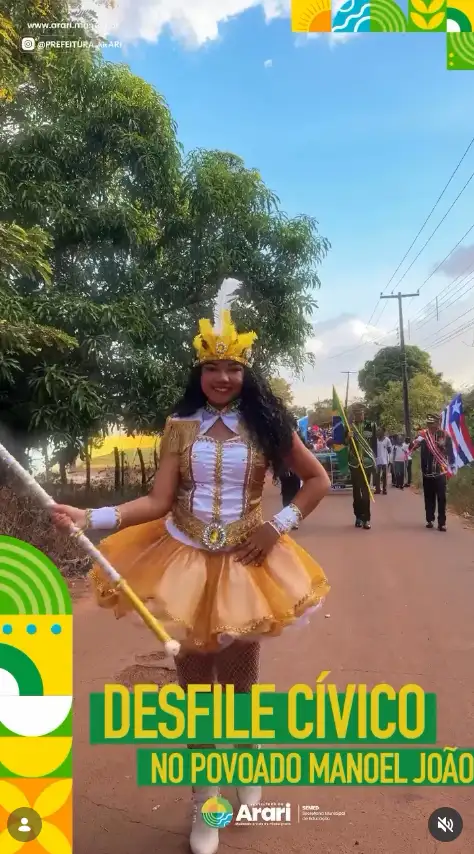 DESFILE CÍVICO EM MANOEL JOÃO!