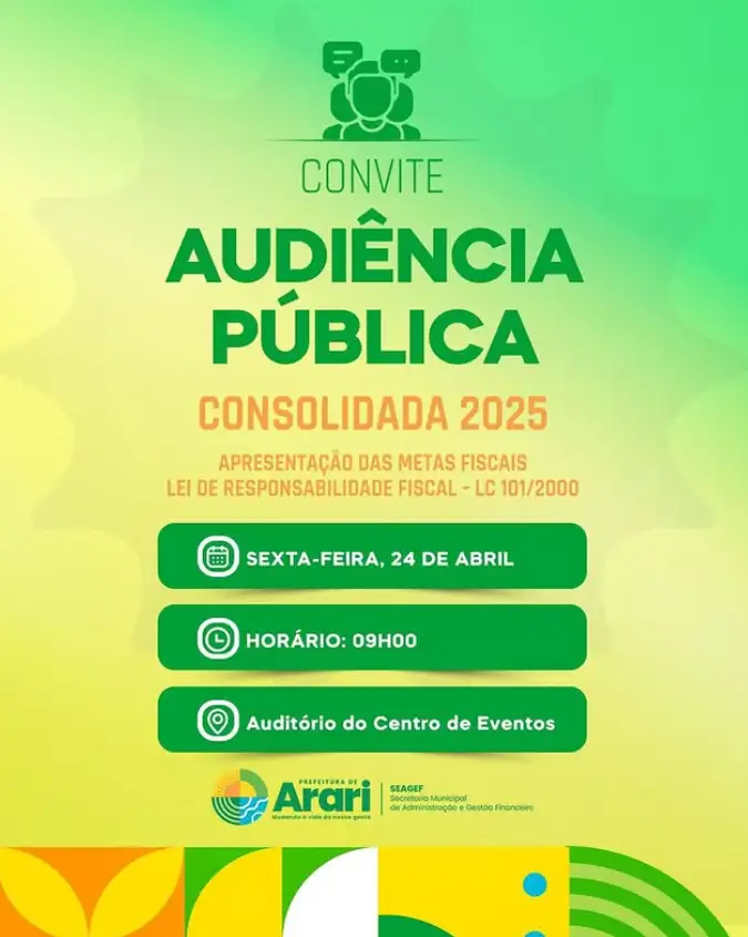 AUDIÊNCIA PÚBLICA CONSOLIDADA 2025.